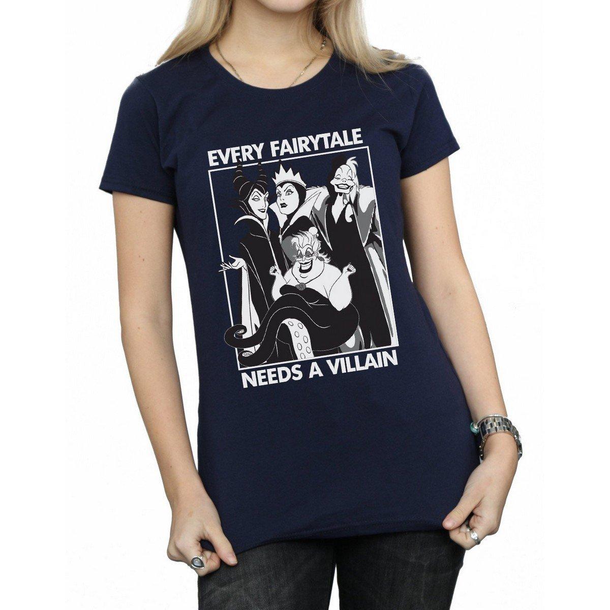 Every Fairy Tale Needs A Villain Tshirt Unisex Marine 152-158 von Disney