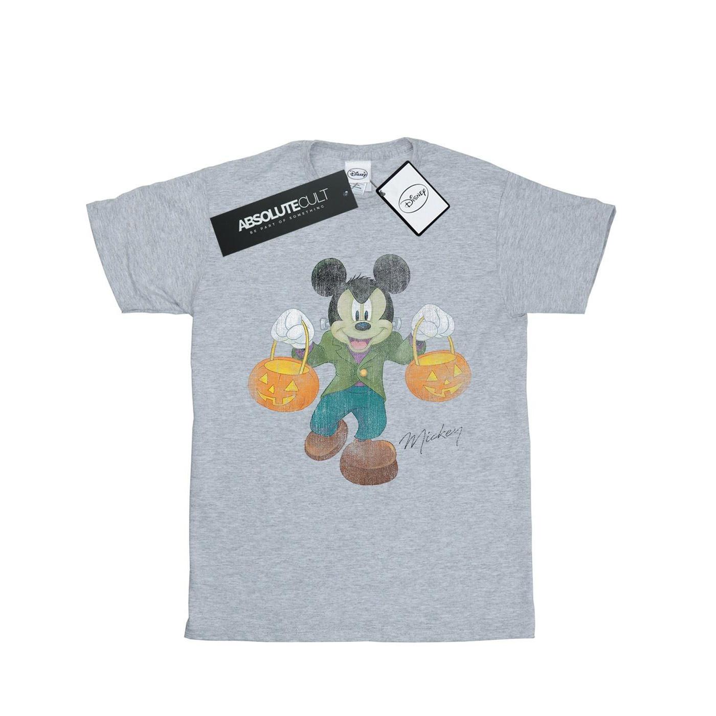 Frankenstein Mickey Mouse Tshirt Mädchen Grau 128 von Disney