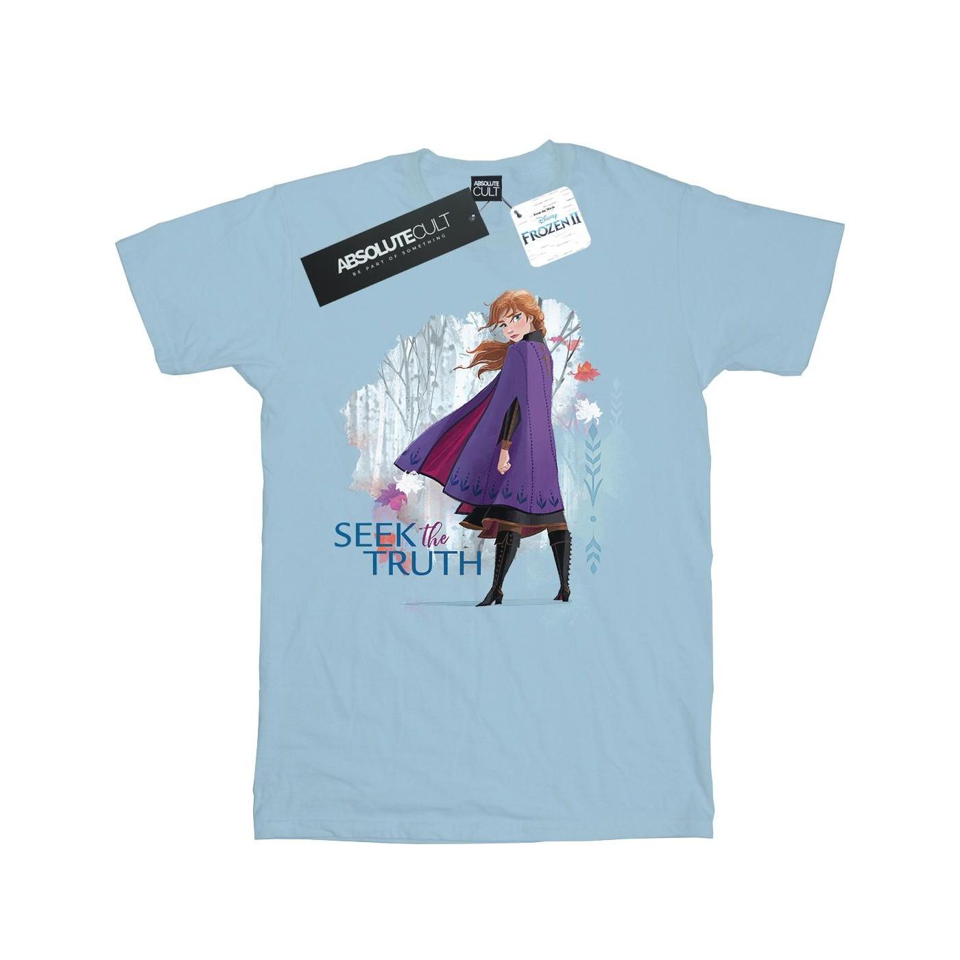 Frozen 2 Anna Seek The Truth Tshirt Jungen Himmelblau 104 von Disney