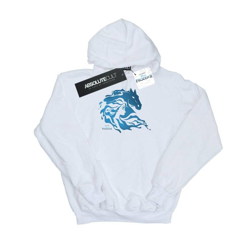 Frozen 2 Nokk Silhouette Kapuzenpullover Jungen Weiss 116 von Disney