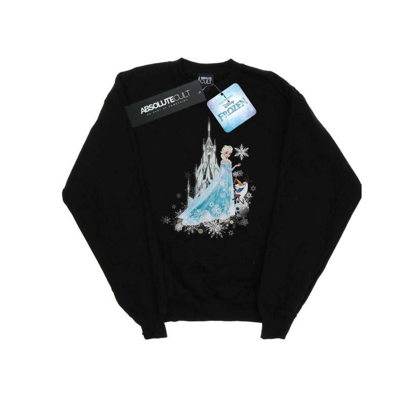 Frozen Elsa And Olaf Winter Magic Sweatshirt Damen Schwarz L von Disney