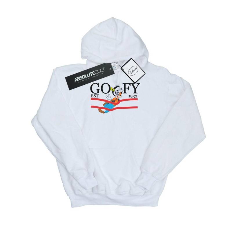 Goofy By Nature Kapuzenpullover Damen Weiss XXL von Disney