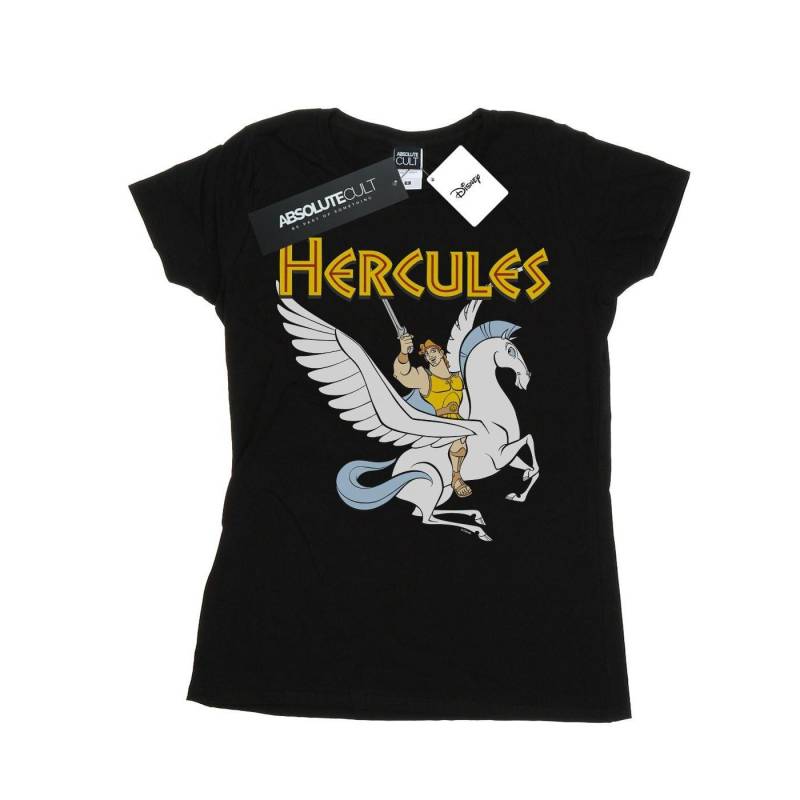 Hercules With Pegasus Tshirt Damen Schwarz L von Disney