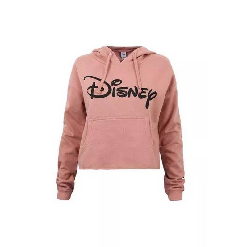 Kurzes Hoodie Logo Damen Pink M von Disney