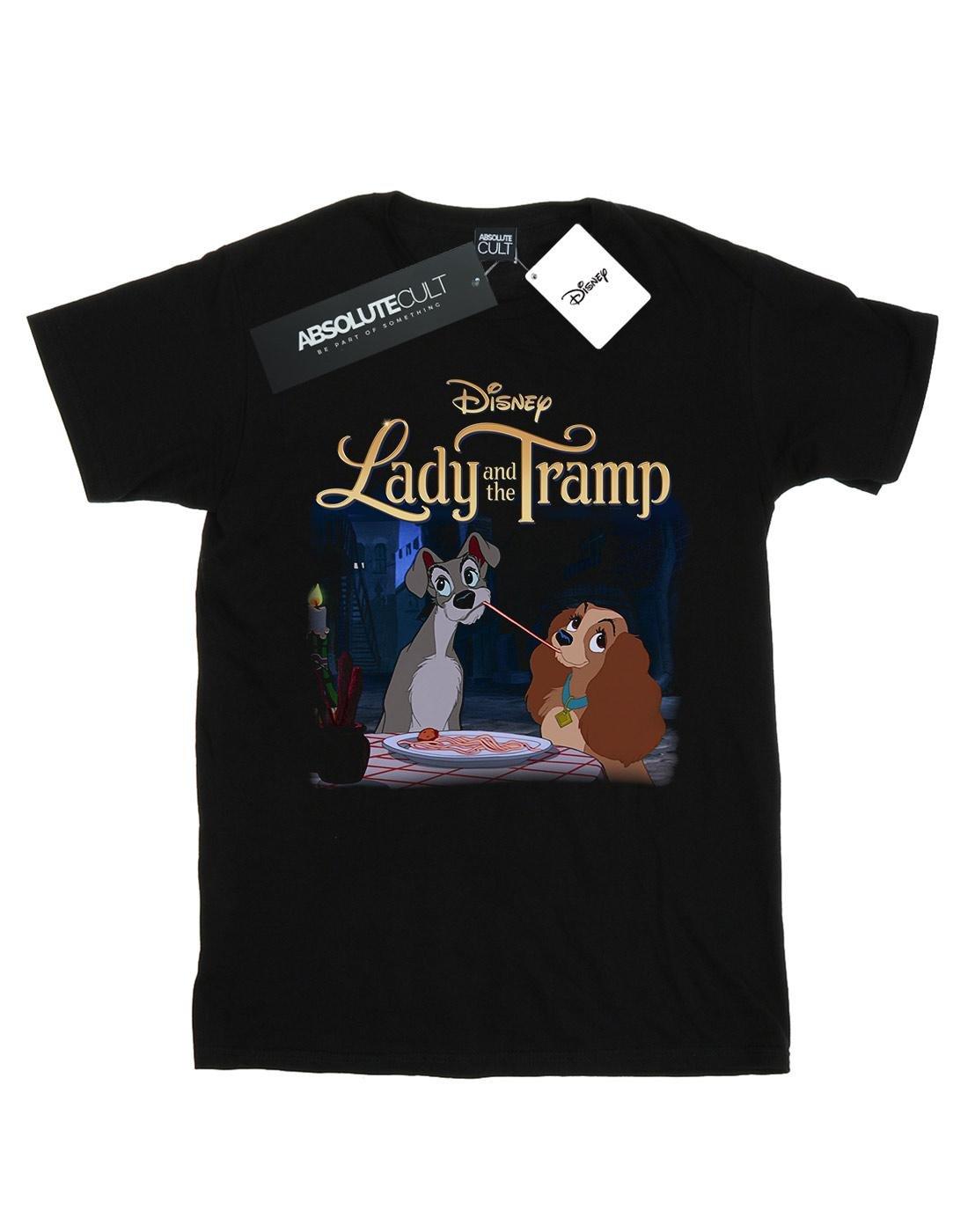 Lady And The Tramp Homage Tshirt Damen Schwarz 3XL von Disney