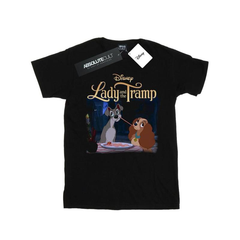 Lady And The Tramp Homage Tshirt Damen Schwarz 3XL von Disney