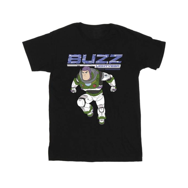 Lightyear Buzz Jump To Action Tshirt Mädchen Schwarz 128 von Disney