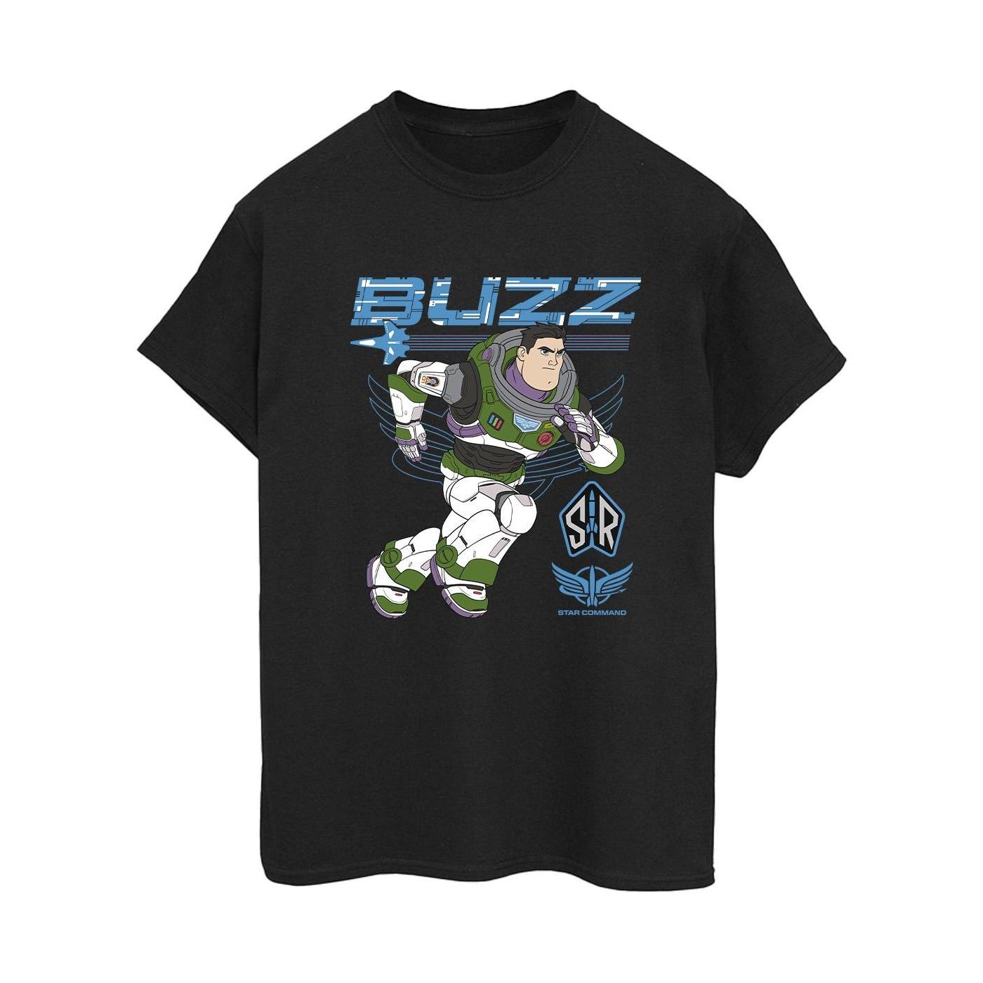 Lightyear Buzz Run To Action Tshirt Damen Schwarz M von Disney