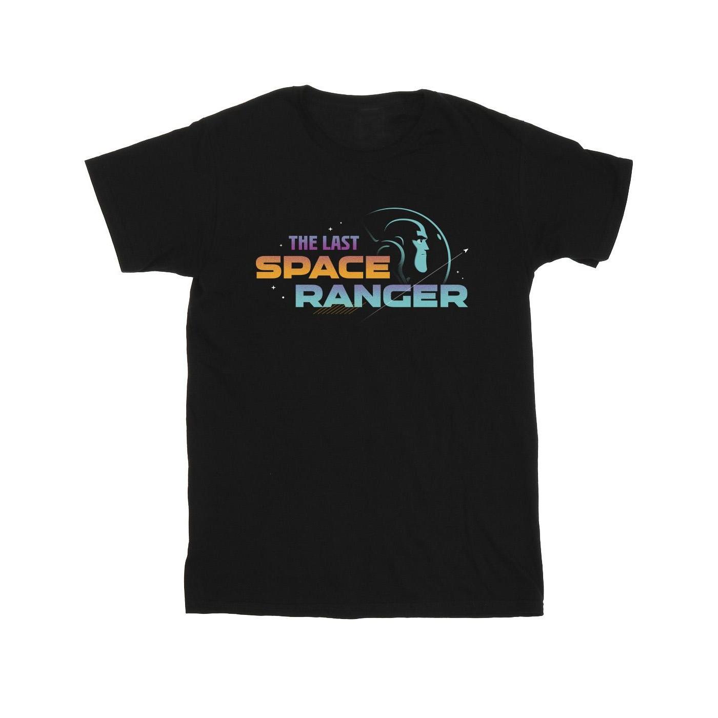 Lightyear Last Space Ranger Text Tshirt Mädchen Schwarz 104 von Disney