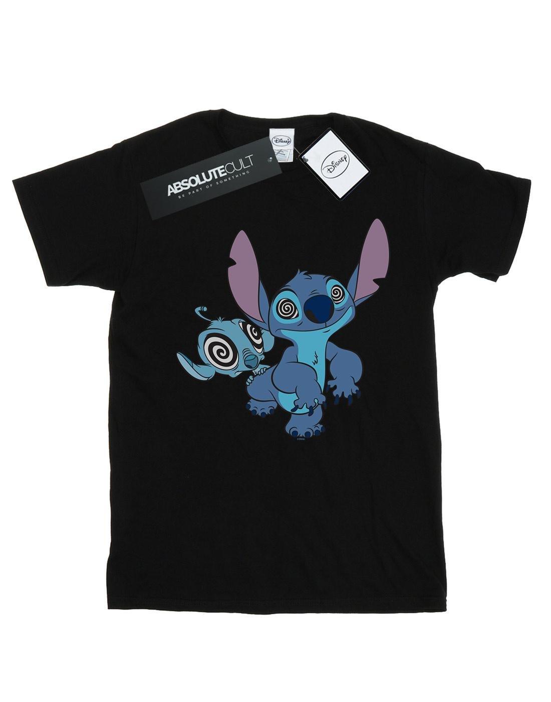 Lilo And Stitch Hypnotized Tshirt Damen Schwarz L von Disney