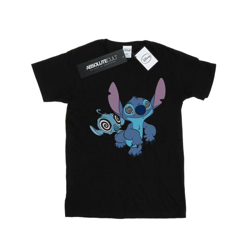 Lilo And Stitch Hypnotized Tshirt Damen Schwarz L von Disney