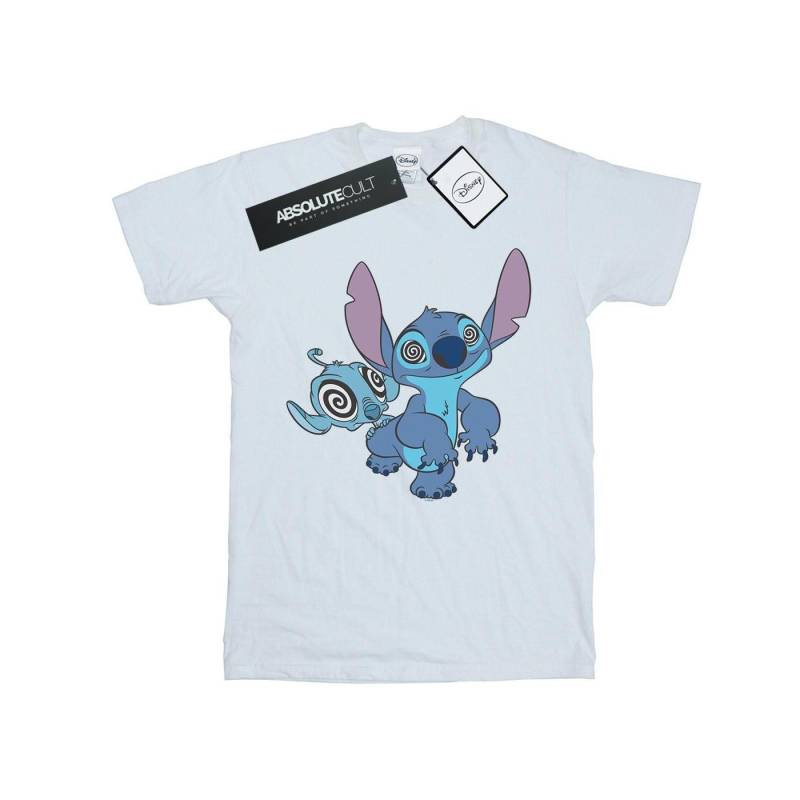 Lilo And Stitch Hypnotized Tshirt Damen Weiss 3XL von Disney