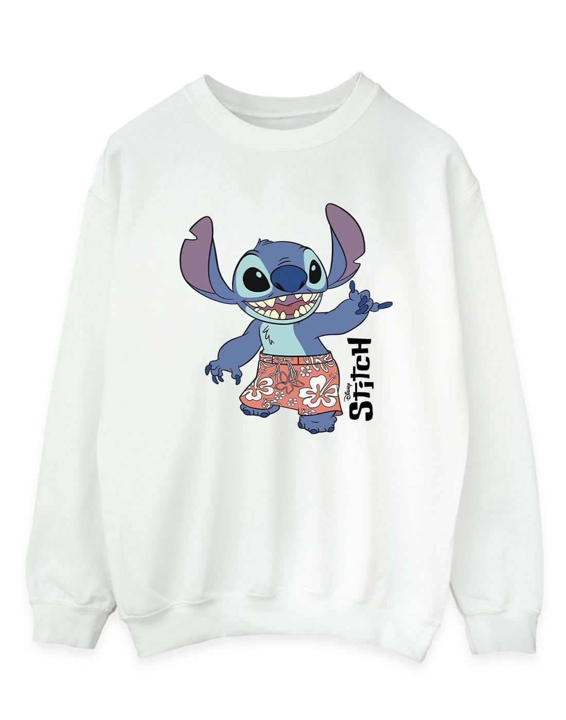 Disney - Bermuda Shorts Sweatshirt, für Damen, Weiss, Größe M von Disney