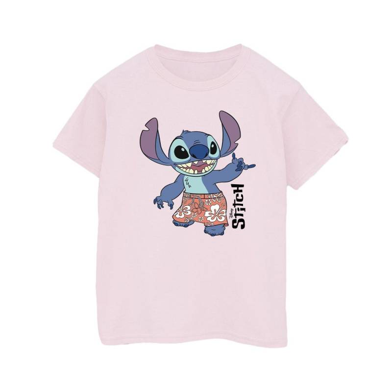 Lilo & Stitch Bermuda Shorts Tshirt Damen Pink M von Disney