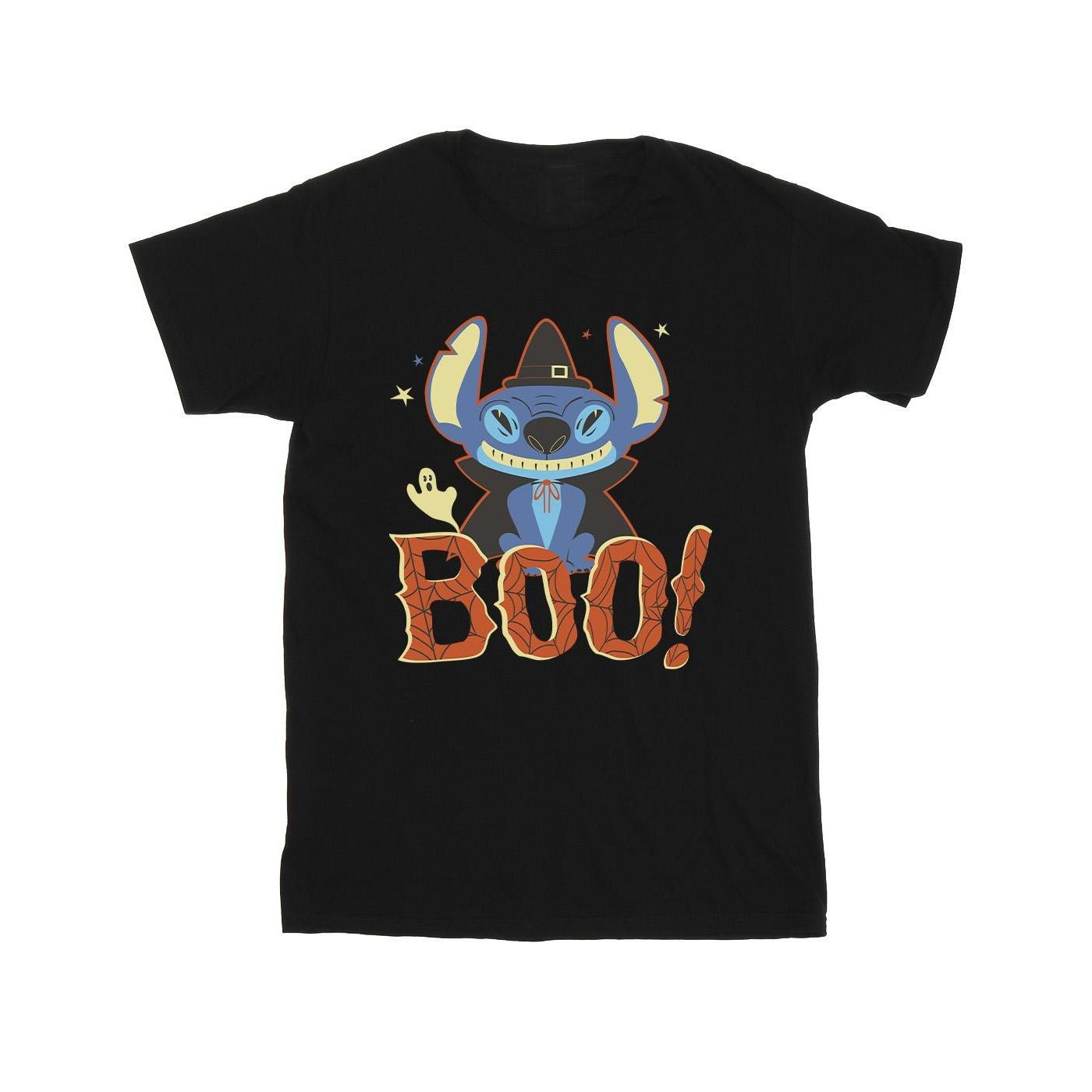 Lilo & Stitch Boo! Tshirt Mädchen Schwarz 140/146 von Disney