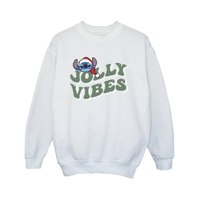 Lilo & Stitch Jolly Chilling Vibes Sweatshirt Jungen Weiss 152-158 von Disney