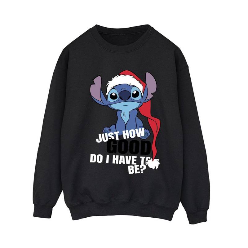 Lilo & Stitch Just How Good Sweatshirt Damen Schwarz XXL von Disney