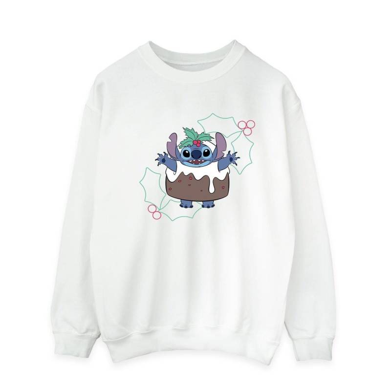 Lilo & Stitch Pudding Holly Sweatshirt Herren Weiss M von Disney