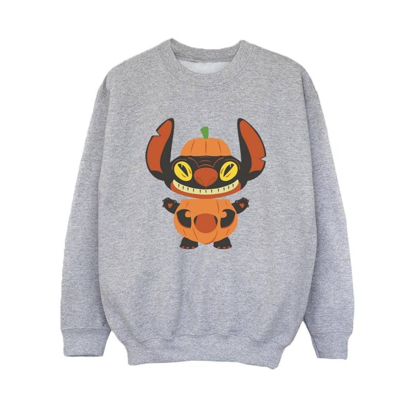 Lilo & Stitch Pumpkin Costume Sweatshirt Jungen Grau 116 von Disney