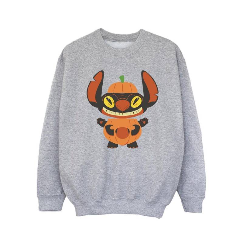 Lilo & Stitch Pumpkin Costume Sweatshirt Mädchen Grau 104 von Disney