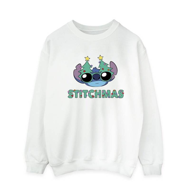 Lilo & Stitch Stitchmas Glasses Sweatshirt Herren Weiss 5XL von Disney