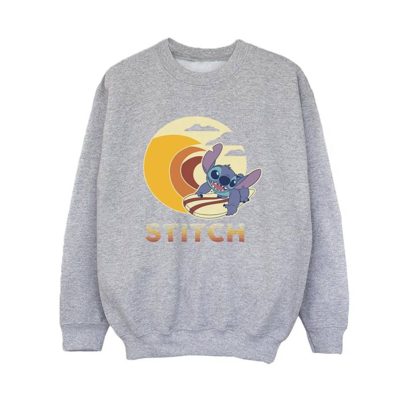 Lilo & Stitch Summer Waves Sweatshirt Jungen Grau 152-158 von Disney