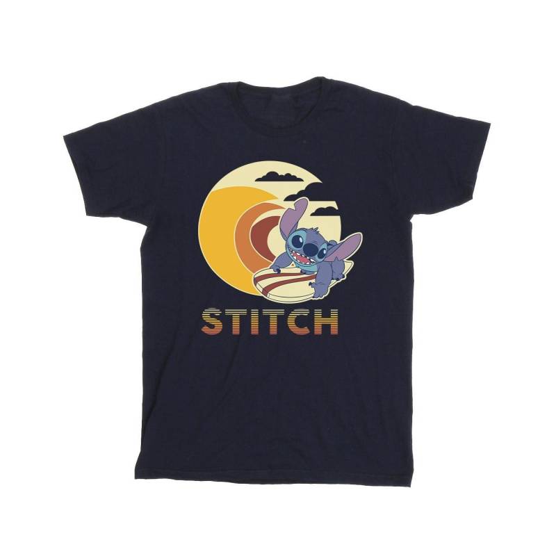 Lilo & Stitch Summer Waves Tshirt Mädchen Marine 128 von Disney