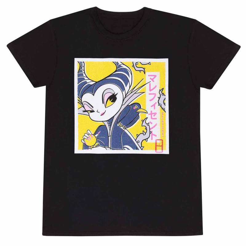 Maleficent Kawaii Tshirt Herren Schwarz M von Disney