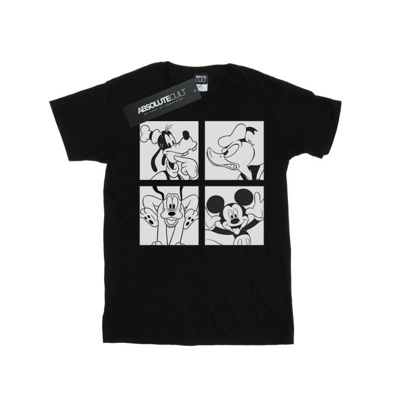 Mickey, Donald, Goofy And Pluto Boxed Tshirt Unisex Schwarz 140/146 von Disney