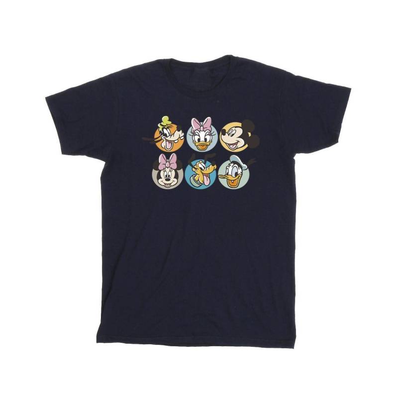 Mickey Mouse And Friends Faces Tshirt Herren Marine L von Disney