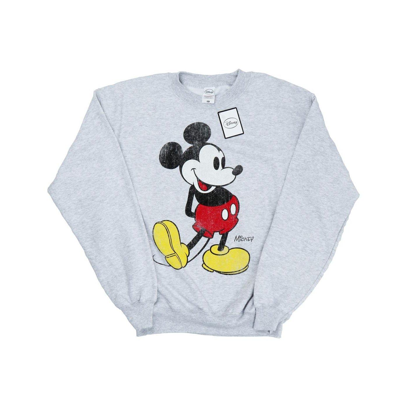 Mickey Mouse Classic Kick Sweatshirt Herren Grau XXL von Disney