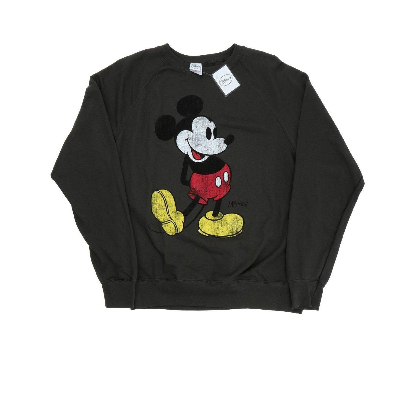 Mickey Mouse Classic Kick Sweatshirt Herren Taubengrau S von Disney