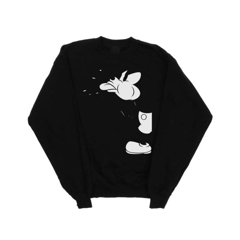 Mickey Mouse Cut Sweatshirt Unisex Schwarz 128 von Disney