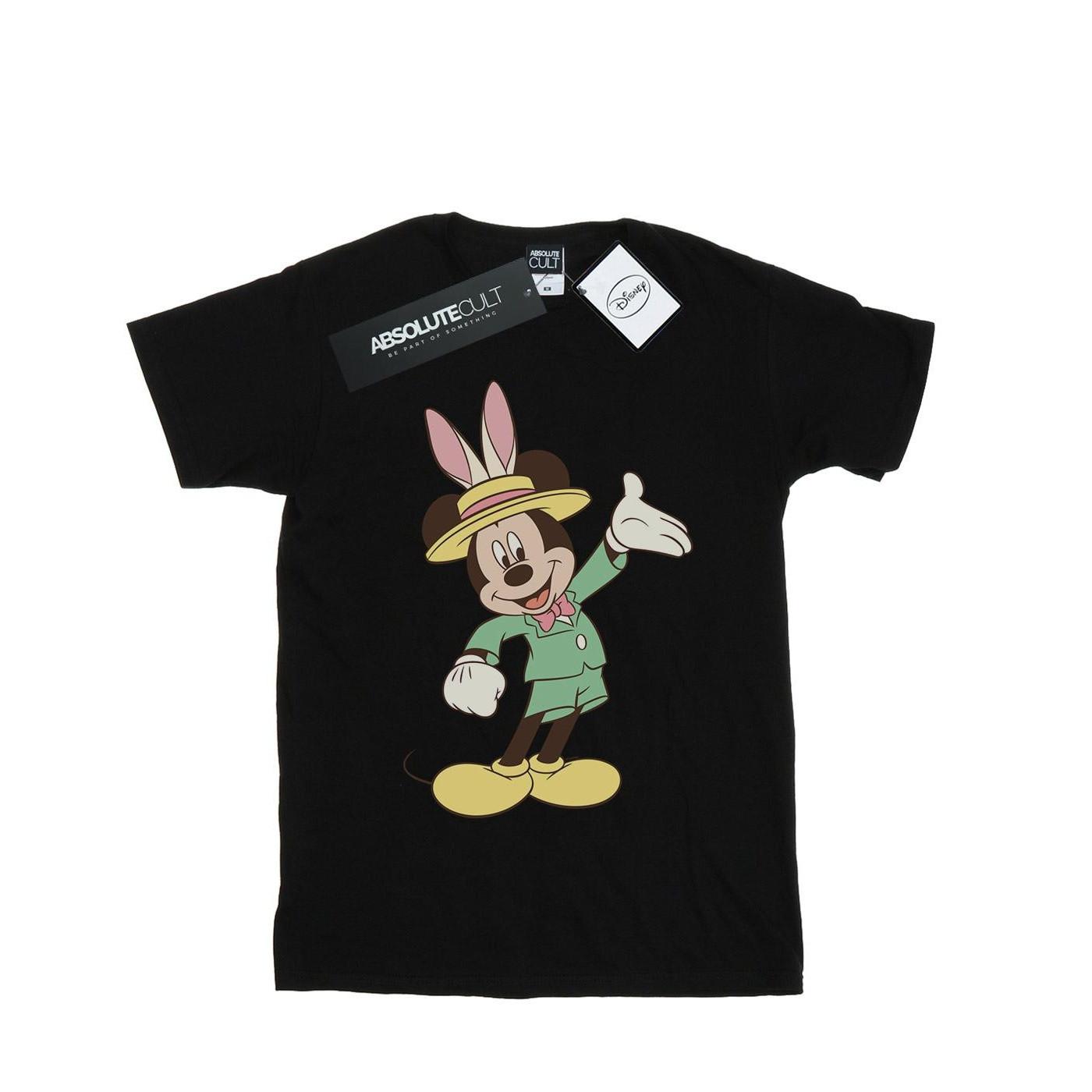 Mickey Mouse Easter Bunny Tshirt Mädchen Schwarz 128 von Disney