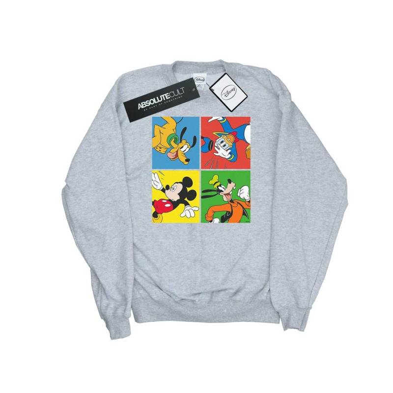 Mickey Mouse Friends Sweatshirt Unisex Grau 116 von Disney