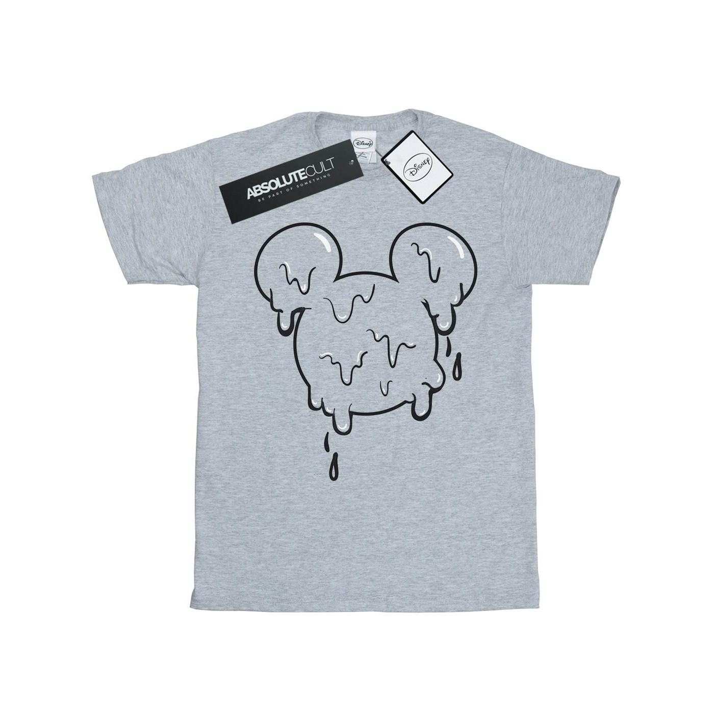 Mickey Mouse Ice Cream Head Tshirt Mädchen Grau 152-158 von Disney