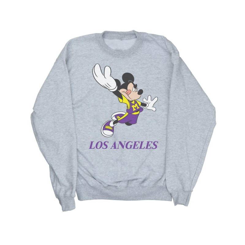 Mickey Mouse Los Angeles Sweatshirt Unisex Grau 152-158 von Disney