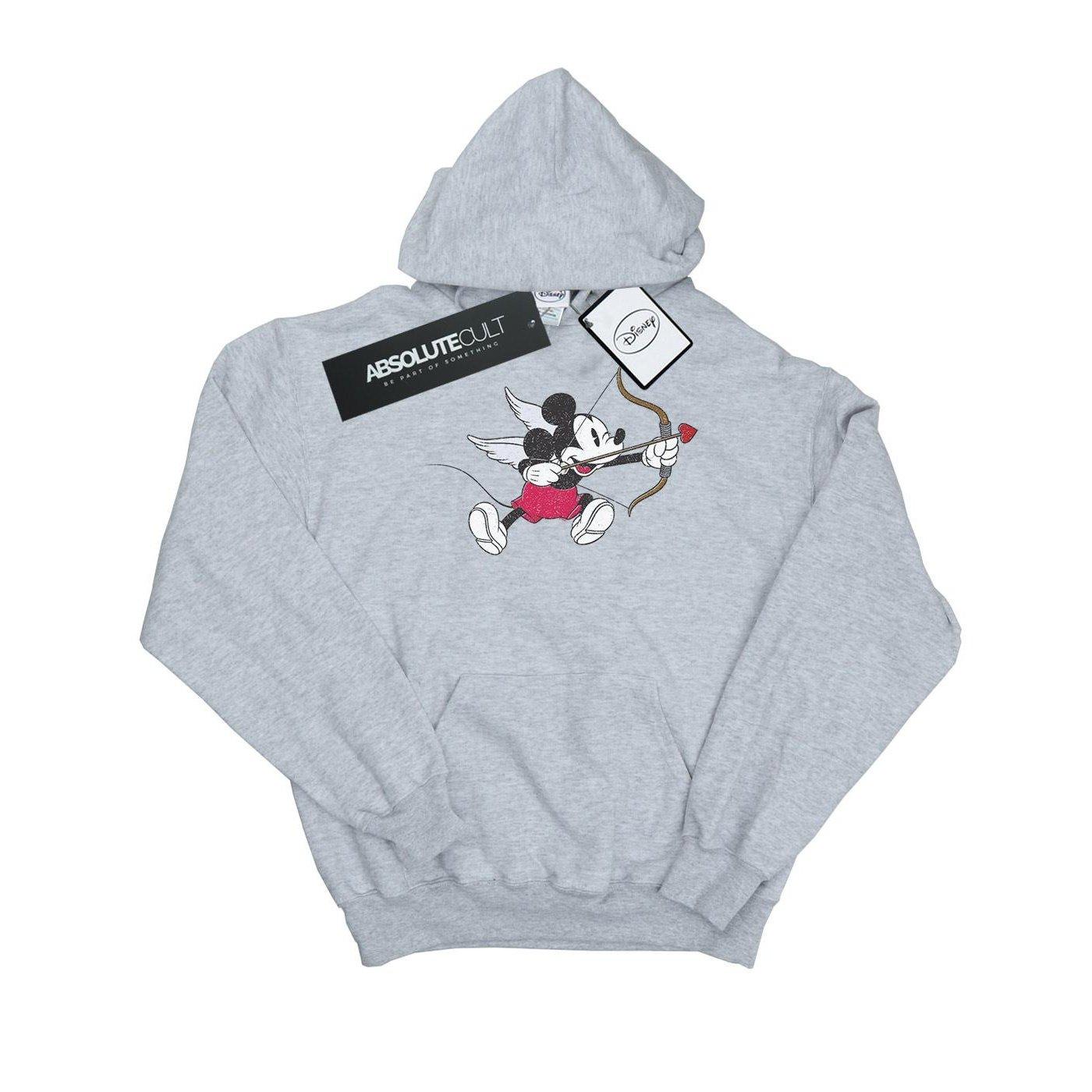 Mickey Mouse Love Cherub Kapuzenpullover Jungen Grau 116 von Disney