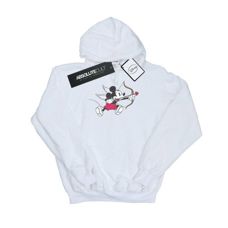 Mickey Mouse Love Cherub Kapuzenpullover Jungen Weiss 152-158 von Disney