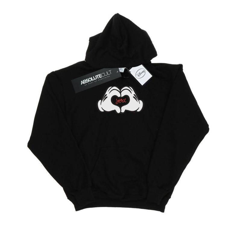 Mickey Mouse Loves You Kapuzenpullover Damen Schwarz S von Disney