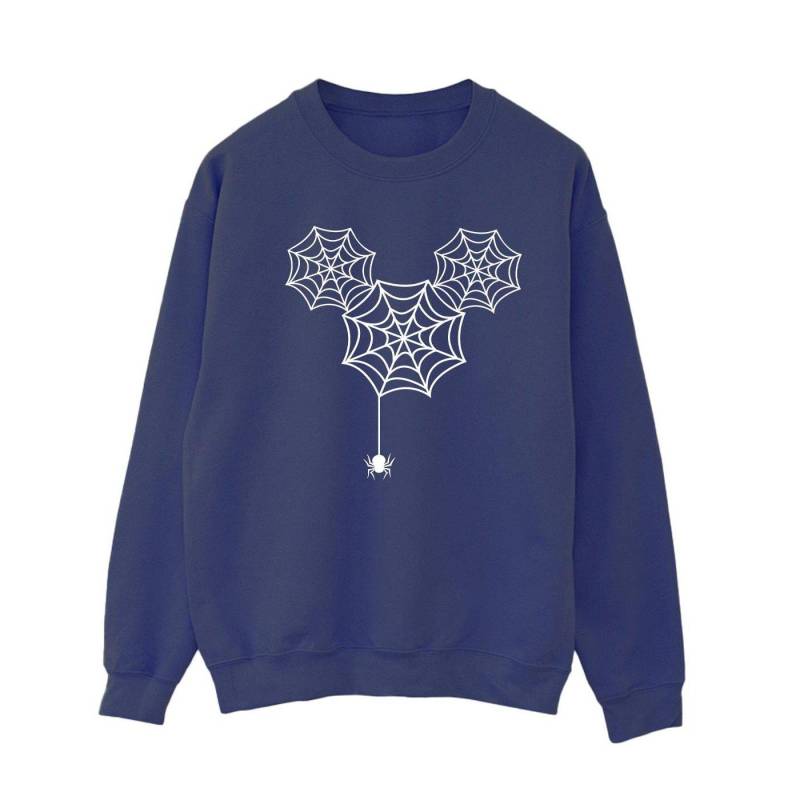 Mickey Mouse Spider Web Head Sweatshirt Damen Marine S von Disney