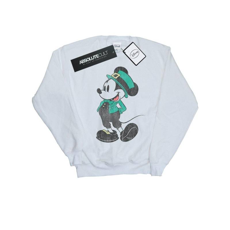 Disney - St Patrick Sweatshirt, für Damen, Weiss, Größe L von Disney