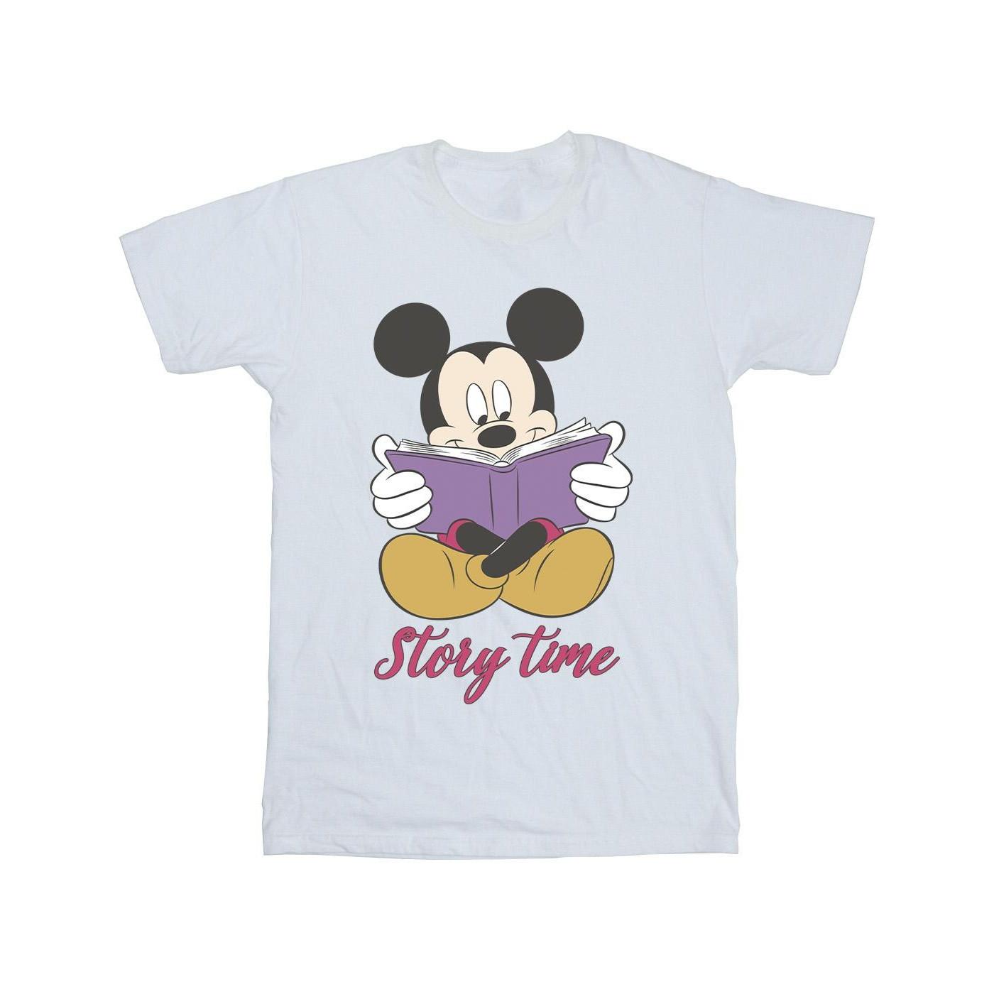 Mickey Mouse Story Time Tshirt Unisex Weiss 152-158 von Disney