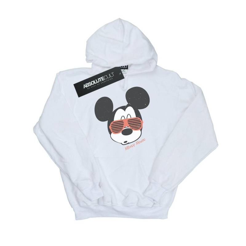 Mickey Mouse Sunglasses Kapuzenpullover Damen Weiss XL von Disney