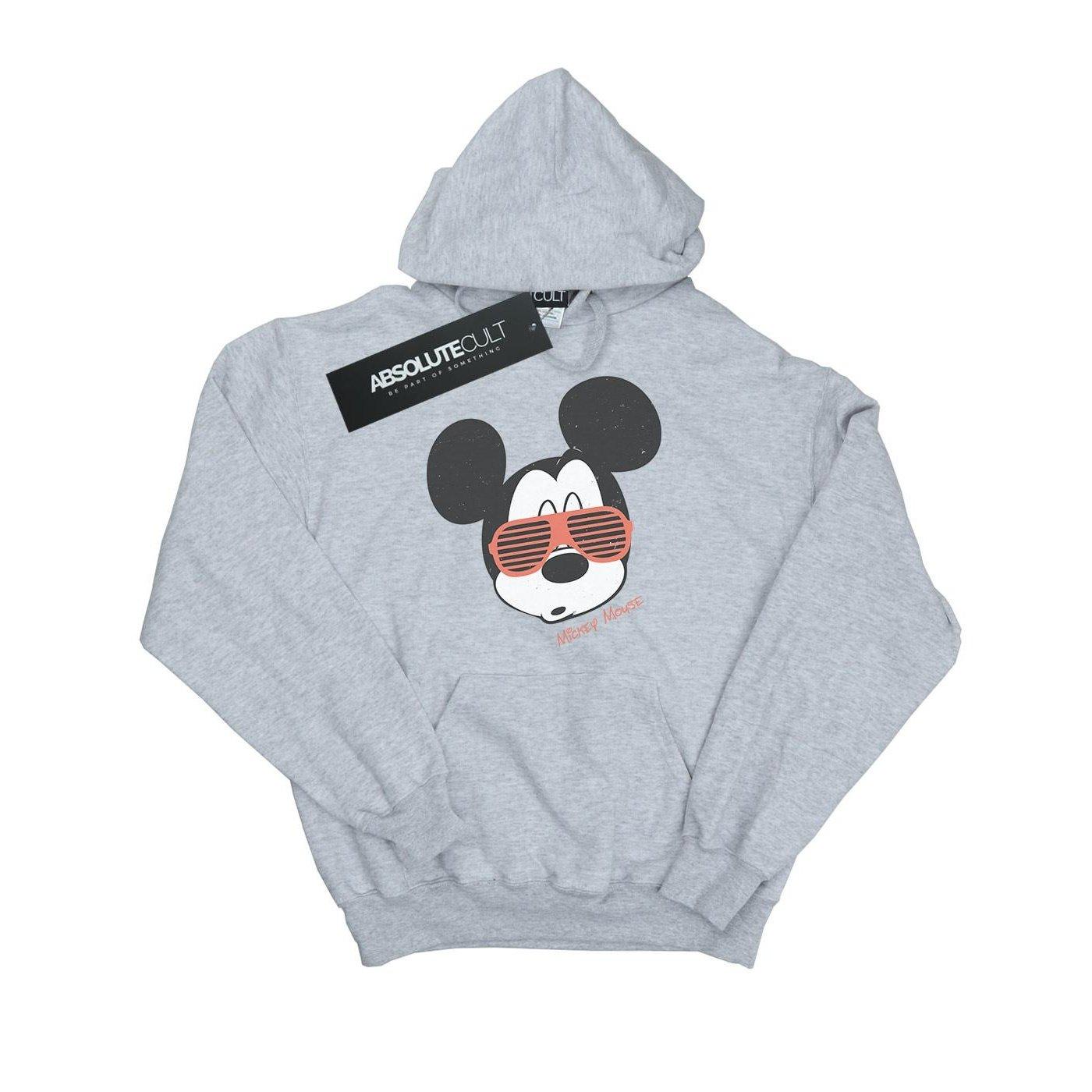 Mickey Mouse Sunglasses Kapuzenpullover Herren Grau L von Disney