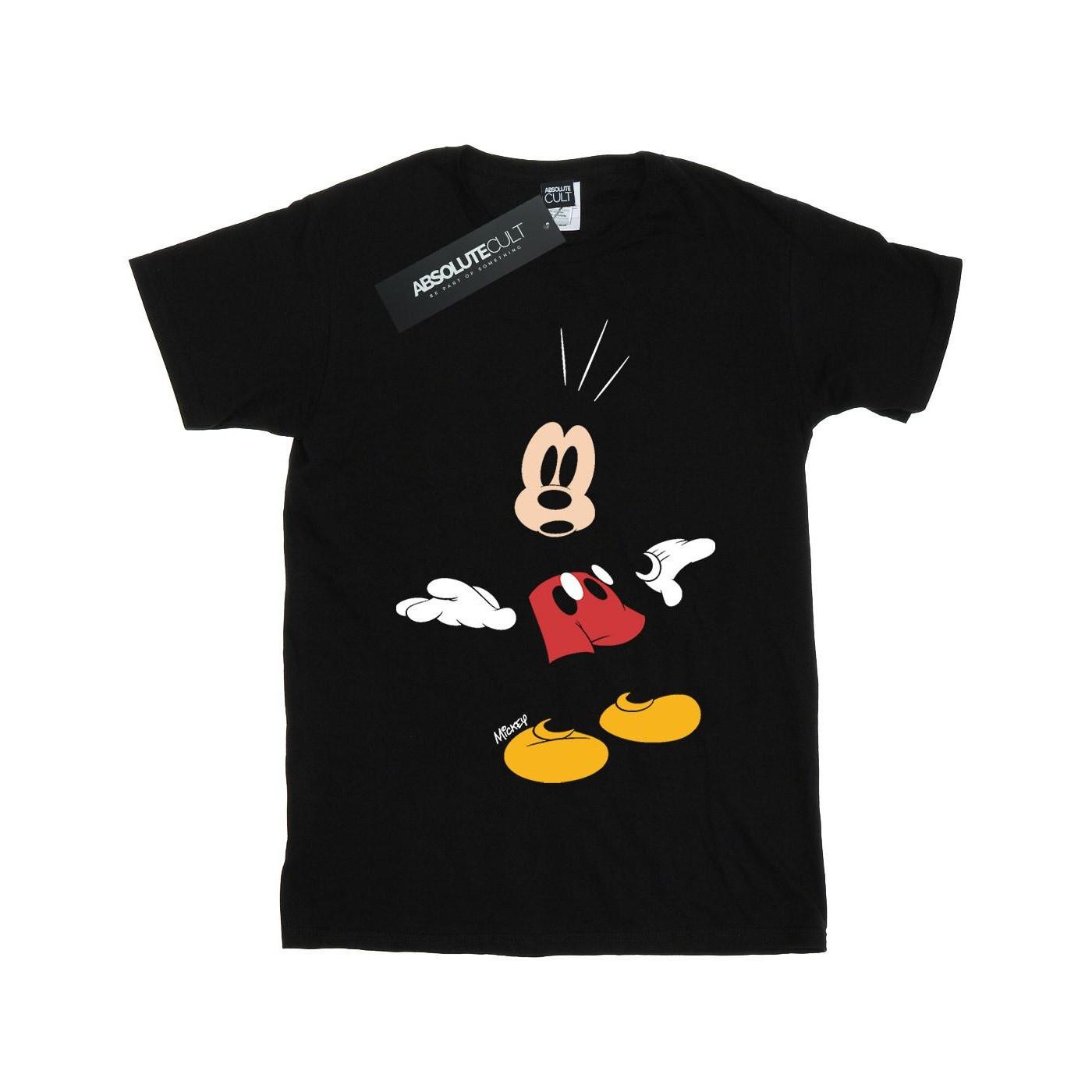 Mickey Mouse Surprised Tshirt Mädchen Schwarz 152-158 von Disney