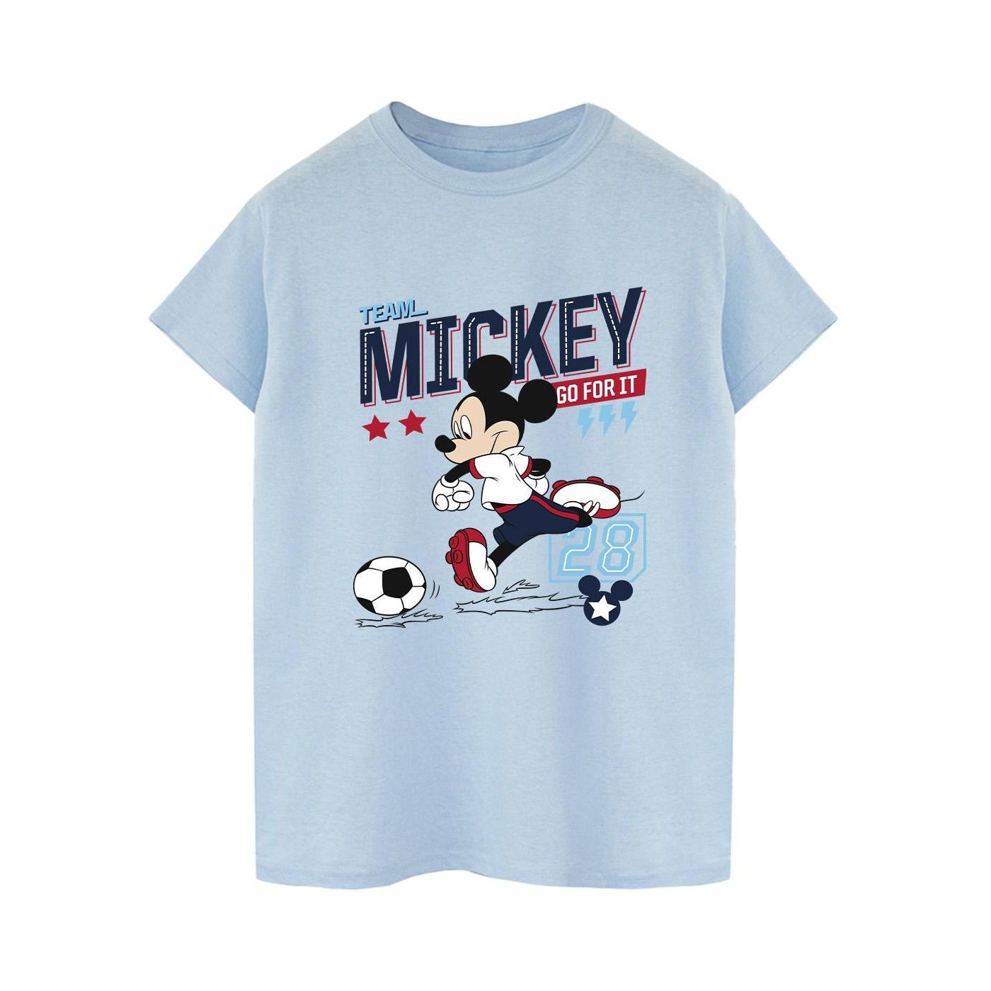 Mickey Mouse Team Mickey Football Tshirt Herren Blau XL von Disney