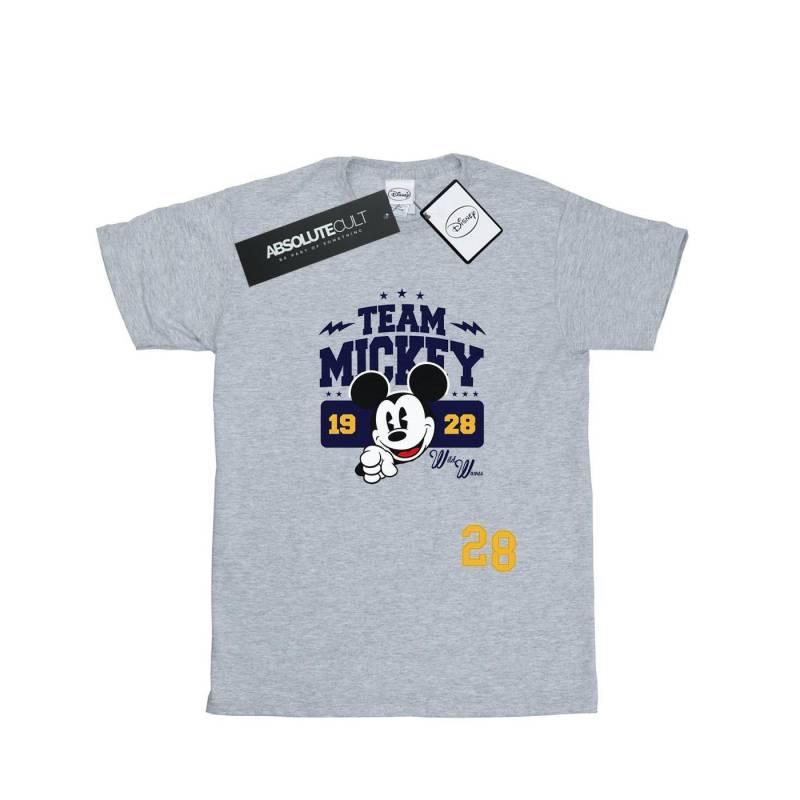 Mickey Mouse Team Mickey Tshirt Herren Grau L von Disney