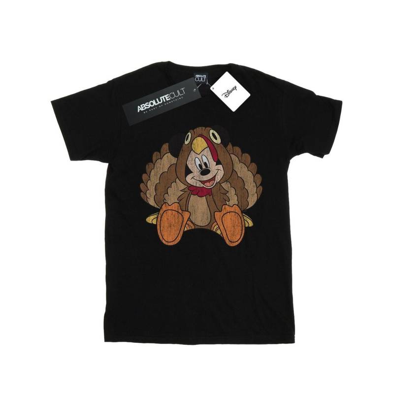 Mickey Mouse Thanksgiving Turkey Costume Tshirt Jungen Schwarz 152-158 von Disney