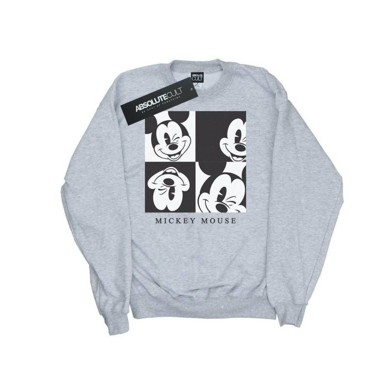 Mickey Mouse Wink Sweatshirt Unisex Grau 128 von Disney